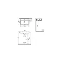 Раковина накладная Vitra 7401B003-0001 60см