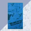 Полотенце именное махровое Этель Андрей синий, 50x90см, 100% хлопок, 420гр/м2