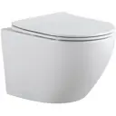 Унитаз подвесной Aquanet 00243541 безободковый с сиденьем микролифт