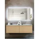 Зеркало для ванной Auramira q801001am с подсветкой 100x80см