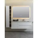 Зеркало для ванной Auramira q801003am с подсветкой 100x80см
