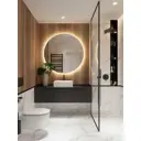 Зеркало для ванной Auramira m15015032am с подсветкой 150x150см