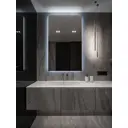 Зеркало для ванной Auramira q705013am с подсветкой 50x70см