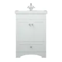 Тумба под раковину напольная Corozo SD-00000361 56см цвет белый