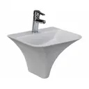 Раковина моноблок Ladoga BeWash 54461101 цвет белый глянец