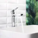 Смеситель для раковины Boou B8095-1BJ однорычажный высокий цвет хром