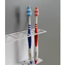 Стакан для зубных щеток MY Space RACK26-11WM углеродистая сталь цвет белый матовый