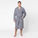 Банный халат Экономь и я 4224551 размер 56 цвет серый