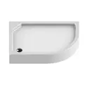 Душевой поддон Rush FI A812 L 1/4 круга пластик 80x120см