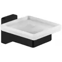 Мыльница Aquanet 00246599 стекло цвет черный