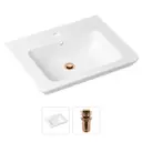 Врезная раковина Lavinia Boho Bathroom Sink 21520864 фарфор 60 см с донным клапаном