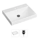 Врезная раковина Lavinia Boho Bathroom Sink 21520891 фарфор 60 см с донным клапаном