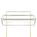 Полка для ванной Bergenson Bjorn Bath HF-SV-TWSH-MT-GLDP-28 прямоугольная 28x12см