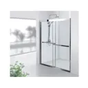 Душевая дверь Aquanet 00183215 120см эффект стекла прозрачный раздвижной