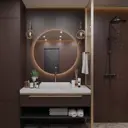 Зеркало для ванной Alias m90903 с подсветкой 90x90см