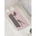 Коврик для ванной комнаты JoyArty bath_9541 52x77см цвет розовый