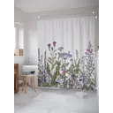 Шторка для ванной комнаты JoyArty sc_63427 200x180см цвет фиолетовый