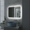 Зеркало для ванной Onika 209029 с подсветкой 90x70см