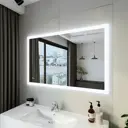 Зеркало для ванной Бриклаер 4627125414398 с подсветкой 1250x800см