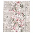 Шторка для ванной комнаты Valiant JR-M-1818 180x180см цвет розовый