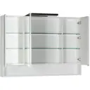Шкаф зеркальный подвесной Aquanet 00183400 118.6x86см цвет белый