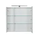 Шкаф зеркальный подвесной Aquanet 00179635 80x75см цвет белый