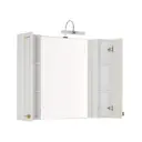 Шкаф зеркальный подвесной Aquanet 00186084 105x85см цвет белый