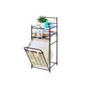Стеллаж 38x35x104 см Черный