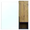 Шкаф зеркальный подвесной Azario CS00080416 30x80см цвет дуб