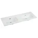 Накладная раковина CERAMICANOVA Element две чаши прямоугольная 122 см CN7004