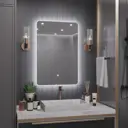 Зеркало для ванной Alias en90601 с подсветкой 60x90см