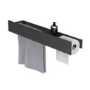 Полка для ванной Flow Skyline Trio Fl-sky-tr70пптб-ч 76x19см цвет черный матовый