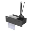 Полка для ванной Flow Bee Duetto Fl-bee-du26л-ч 40x19см цвет черный матовый