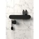 Полка для ванной Flow Round Patron Fl-ro-pat50л-ч 56x15см цвет черный матовый