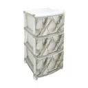 Стеллаж для ванной Виолет Мрамор 236629 3 секционный 39x47x73см