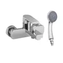 Смеситель для ванны Magnus Сан-С-8420 с душевой лейкой однорычажный цвет серебристый