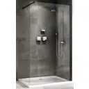 Душевая перегородка Abber AG61120B 120x200см черный профиль