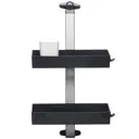 Полка для ванной Navako Crafty Anthracite/White 10074 38.70x66см цвет белый