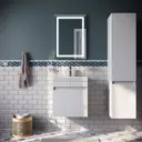 Тумба под раковину подвесная Iddis ZOD5CD0i95K 49.4см цвет белый, с раковиной