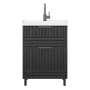 Тумба под раковину напольная Corozo SD-00001324 59см цвет графит