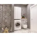 Шкаф 1Marka Lock Ц0000012066 67см цвет белый