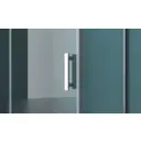 Душевой уголок Belbagno KRAFT-AH-12-90/100-C-Cr-L прямоугольник 90x100см хромированный профиль эффект стекла прозрачный