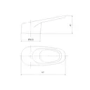 Ручка для смесителя Iddis 99435C49SM 35 мм хром
