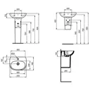 Раковина Ideal standard T352401 встраиваемая 45см