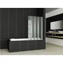 Ширма на ванну cezares PRATICO-V-4-100/140-P-Cr-L 100x140см