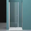 Душевая дверь Belbagno ETNA-B-11-80+100-C-Cr 180см эффект стекла прозрачный распашной