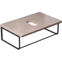 Столешница в ванную Uperwood 291020551 70x45см Массив дерева цвет белый