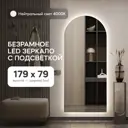 Зеркало для ванной Genglass GGL-06-L-4000-1 с подсветкой 79x179см