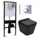 Комплект 3 в 1 инсталляция Logan H1067-1170 297674 с подвесным унитазом WeltWasser Gelbach 004 MT-BL кнопка хром 479932