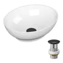 Раковина накладная Point Сатурн 41 PN43902-PN000Z1BM 41см